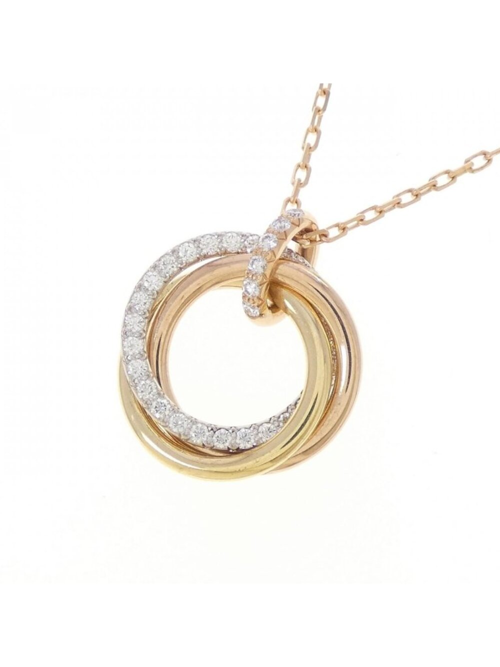 Cartier Trinity Necklace Pink View 3